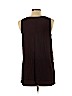 Ann Taylor LOFT 100% Rayon Burgundy Sleeveless Top Size L - photo 2