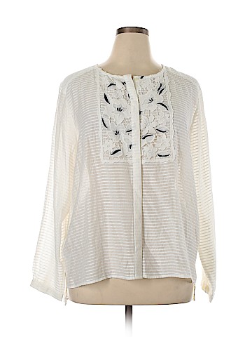 Ann Taylor LOFT Long Sleeve Blouse (view 1)
