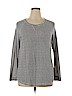Bobeau Gray Long Sleeve Top Size 1X - photo 1