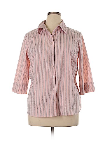 Apt. 9 3/4 Sleeve Button-Down Shirt (view 1)