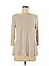 Pebble and Stone Tan 3/4 Sleeve Top Size M - photo 1