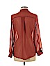 Mine 100% Polyester Red Long Sleeve Blouse Size M - photo 2