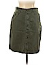 Gloria Vanderbilt 100% Cotton Green Denim Skirt Size 8 - photo 1