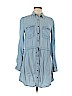 Akira Chicago Red Label 100% Tencel Blue Casual Dress Size M - photo 1