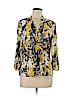Kasper 100% Polyester Yellow 3/4 Sleeve Blouse Size M - photo 1