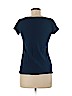 Ann Taylor LOFT 100% Cotton Blue Short Sleeve Top Size M - photo 2