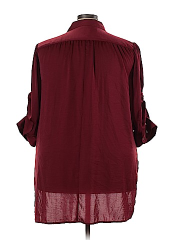 Roaman's 3/4 Sleeve Blouse (view 2)