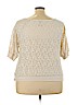 Eyeshadow 100% Cotton Ivory 3/4 Sleeve Blouse Size 2X - photo 2