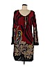 Aryeh 100% Polyester Red Casual Dress Size L - photo 1