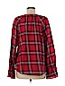 Talbots 100% Cotton Red Long Sleeve Blouse Size L - photo 2