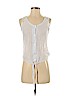 rue21 100% Rayon White Sleeveless Blouse Size S - photo 1