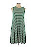 Old Navy Green Casual Dress Size L - photo 1