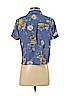 Pink Rose 100% Polyester Blue Short Sleeve Top Size S - photo 2