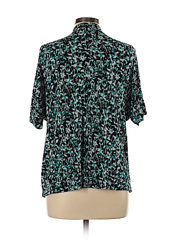 Tesori Short Sleeve Silk Top (view 2)