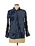 Joe Fresh 100% Cotton Blue Long Sleeve Button-Down Shirt Size M - photo 1