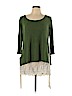 Lauren Conrad Green 3/4 Sleeve Top Size L - photo 1