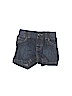 Carter's 100% Cotton Solid Blue Denim Shorts 6-9 MO / 9 MO - photo 1