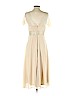 ASOS 100% Polyester Tan Casual Dress Size 8 - photo 2