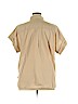 Uniqlo 100% Cotton Tan Short Sleeve Blouse Size XL - photo 2