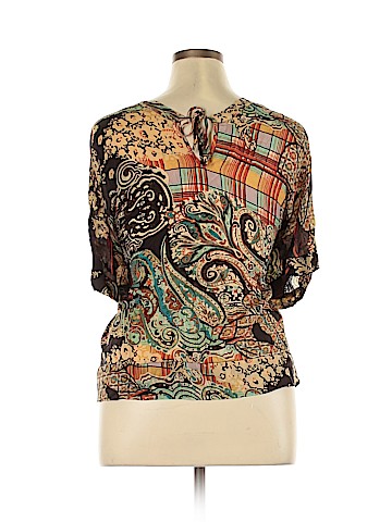 J.jill Short Sleeve Blouse (view 2)