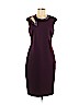 Calvin Klein 100% Polyester Purple Cocktail Dress Size 8 - photo 1