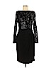 Lauren by Ralph Lauren 100% Rayon Black Cocktail Dress Size 8 - photo 1