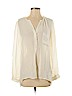 Joie 100% Silk Ivory Long Sleeve Silk Top Size S - photo 1