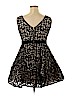 Xscape Black Cocktail Dress Size 14 (petite) - photo 2