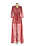 Assorted Brands 100% Polyester Red Casual Dress Size L - photo 1
