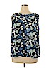 Ann Taylor LOFT 100% Polyester Blue Sleeveless Blouse Size XL - photo 1
