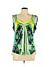 Elie Tahari Green Sleeveless Blouse Size L - photo 1