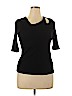 Express Black 3/4 Sleeve Top Size XL - photo 1