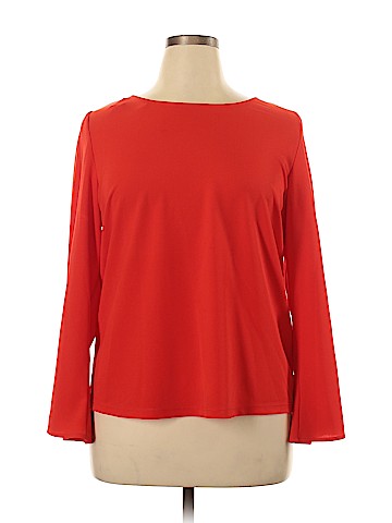 Calvin Klein Long Sleeve Blouse (view 1)