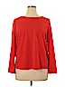 Calvin Klein Orange Long Sleeve Blouse Size XL - photo 1