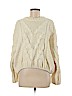 JOA 100% Polyester Ivory Pullover Sweater Size M - photo 1