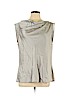 Banana Republic 100% Polyester Gray Sleeveless Blouse Size L - photo 1