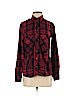 Assorted Brands 100% Cotton Red Long Sleeve Button-Down Shirt Size S - photo 1