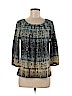 Liz Claiborne 100% Cotton Blue 3/4 Sleeve Top Size M - photo 1