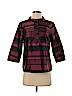 Talbots 100% Silk Red 3/4 Sleeve Silk Top Size 2 - photo 1