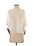 New York & Company 100% Polyester Ivory Short Sleeve Blouse Size S - photo 1