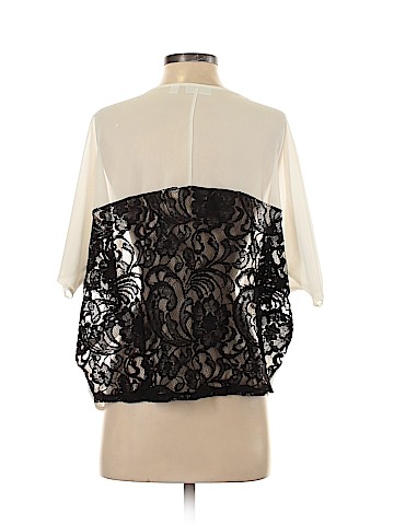 New York & Company Short Sleeve Blouse (view 2)