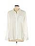 Cloth & Stone 100% Tencel Lyocell White Long Sleeve Button-Down Shirt Size M - photo 1