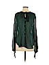 Maeve 100% Polyester Green Long Sleeve Blouse Size M - photo 1
