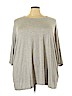 Catherines Gray 3/4 Sleeve Top Size 3X - photo 1