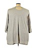Catherines Gray 3/4 Sleeve Top Size 3X - photo 2