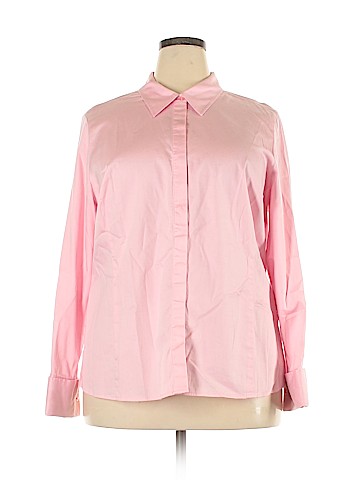 Lane Bryant Long Sleeve Button-Down Shirt (view 1)