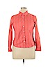 Liz Claiborne Pink Long Sleeve Button-Down Shirt Size 14 (petite) - photo 1