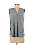 Dana Buchman Blue Sleeveless Top Size S - photo 1