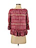 Lucky Brand 100% Rayon Pink 3/4 Sleeve Blouse Size XS - photo 1