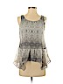 Express 100% Polyester Gray Sleeveless Blouse Size XS - photo 1